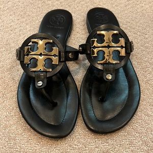 Tory Burch black Miller sandals